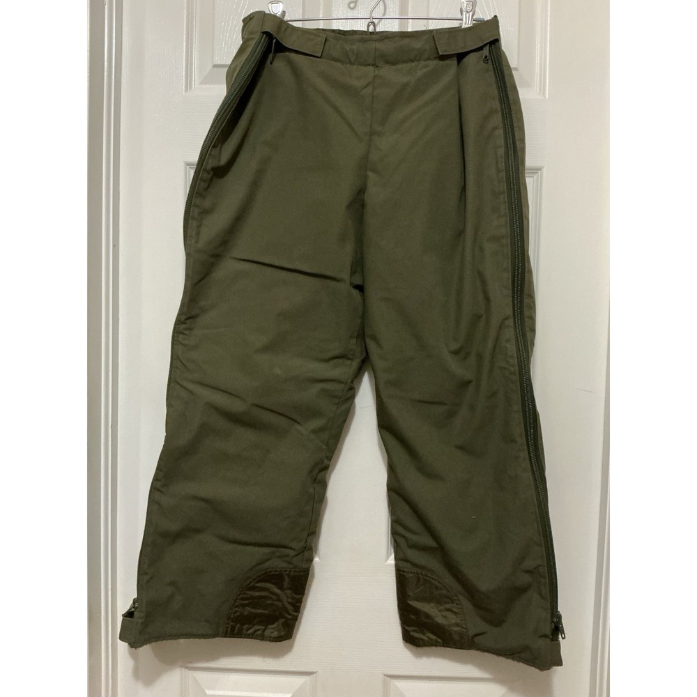 Scharrer Untergriesbach 1985 Vintage Military Snow Pants‎ Green 36x26 Q/B64A